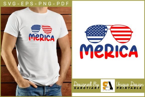 Download Merica 4th July Funny T-shirt Design USA - Premium Resources