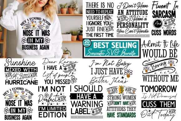 Download Sarcastic SVG Bundle,Motivational SVG - Motivational svg Collection