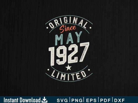 Download May 1927 Funny Gifts 97th Birthday Shirt - 1927 Collection